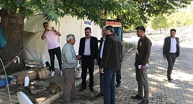 Gürsu Belediyesi teknik ekibi deprem bölgesinde