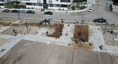 Güzelyurt Mahallesinde yeni park yapımı başladı