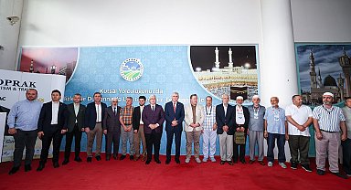 Hacı adayları kutsal topraklara uğurlandı