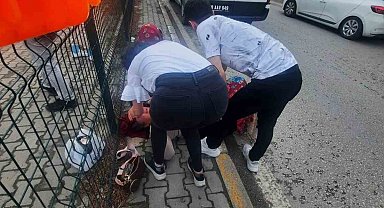 Hafif ticari aracın çarptığı yaya yaralandı