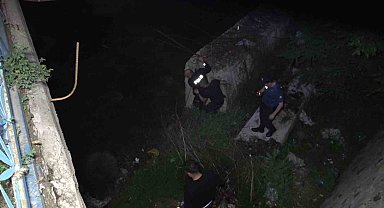 Harşit Çayı'na atlayan genci polis ve itfaiye ekipleri kurtardı