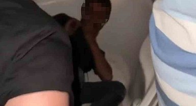 Hasarlı binadan hırsızlık yapan zanlı jakuzide yakalanıp darp edildi