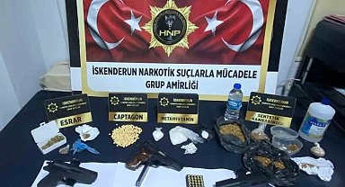 Hatay'da asayiş operasyonlarında 15 şüpheli yakalandı, 10'u tutuklandı