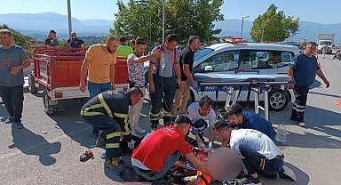 Hatay'da pat pat kazası: 5 yaralı