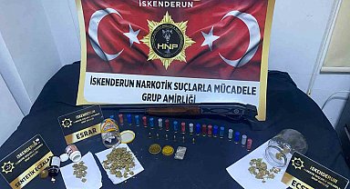 Hatay'da uyuşturucu taciri 2 kişi yakalandı