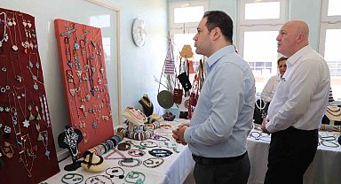 Hayrabolu'da el emeği göz nuru sergisi açıldı