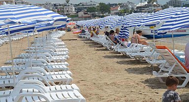 Haziranda Didim sahilleri boş kaldı