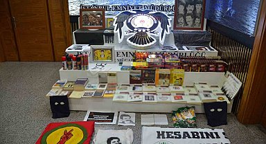 HDP Şişli Okmeydanı Temsilcilik binasına operasyon: Çok sayıda molotof, örgütsel doküman ve terörist fotoğrafları bulundu