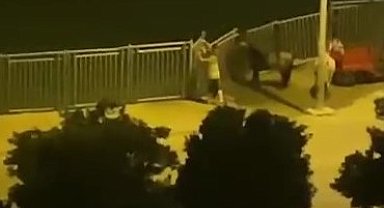 Hırsızlar şehrin göbeğinde sulama kanalının korkuluklarını böyle çaldılar