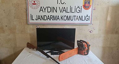 Hırsızlık şüphelisi çaldığı malzemeler ile birlikte yakalandı