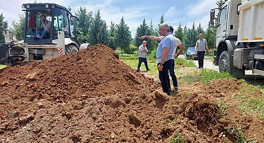 Hisarcık Esire Termal Turizm Merkezinde aile banyolarının yapımına başlandı
