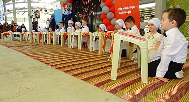 Hisarcık'ta 4-6 yaş Kur'an kursu öğrencilerinin yılsonu bitirme programı