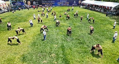 Hünkar Çayırı Yağlı Güreşleri başladı