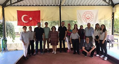 Huzurevi sakinlerinin bocce keyfi