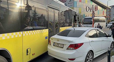 İETT otobüsü yanlış park edilen araçtan dolayı geçemedi: Metrelerce araç kuyruğu oluştu