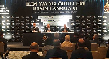 İlim Yayma Ödüllerinin 3'üncüsünün lansmanı İstanbul'da yapıldı