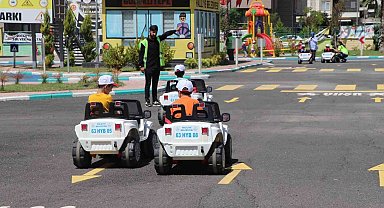 İlk trafik eğitimleri Haliliye Belediyesi'nden
