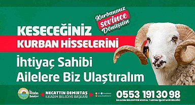 İlkadım'dan "Kurbanınız sevince dönüşsün" kampanyası