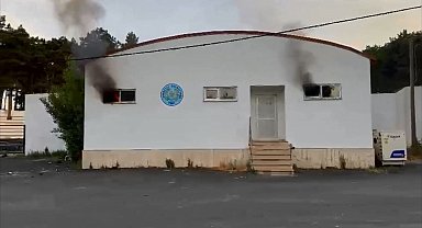 İnanlı Çeşmesi Amfi Tiyatro'da yangın