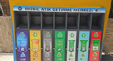 İpekyolu'na "Mobil Atık Getirme Merkezi" kuruldu