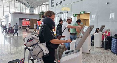 İstanbul Havalimanı'nda Kurban Bayramı yoğunluğu