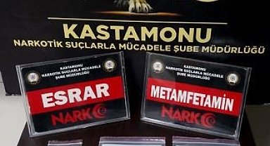 İstanbul'dan Kastamonu'ya uyuşturucu getiren 2 şahıs yakalandı