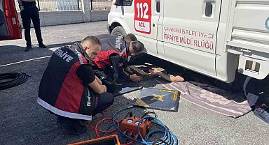 İtfaiye personellerine trafik kazalarına müdahale eğitimi