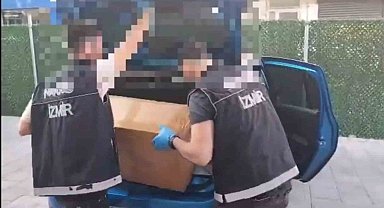 İzmir'de binlerce sentetik ecza maddesi ele geçirildi