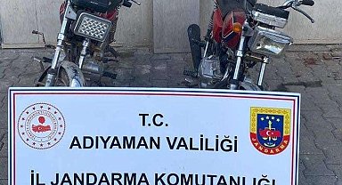 Jandarma, 2 adet çalıntı motosiklet ele geçirdi