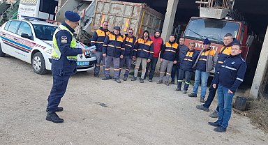 Jandarmadan trafik güvenliği eğitimi