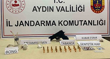 Jandarmanın hassas burunları uyuşturucuya geçit vermedi