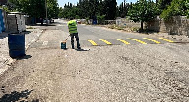 Kahta'daki kasisler boyanıyor