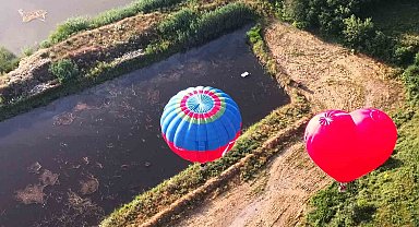 Kapadokya'dan ilham aldılar, balon festivali yaptılar