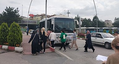 Karabük'te adaylar ikinci oturum için ter dökmeye başladı