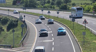 Karadeniz bağlantı noktasında trafik akıcı olarak sağlanıyor