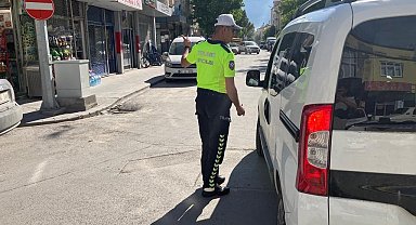 Karapınar'da trafik kurallarına uymayan sürücülere ceza