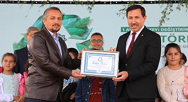 Karatay'ın en çevreci okulları ödüllerini Başkan Kılca'dan aldı