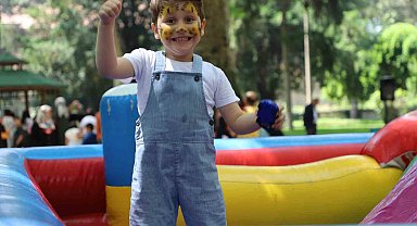 Karne şenliğinde çocuklar doyasıya eğlendi