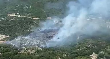 Kaş'ta orman yangını