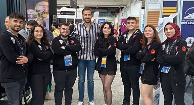Kastamonu Üniversitesi Sivil Havacılık Yüksekokulu öğrencileri, IFTE 2023'de yer aldı