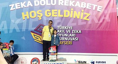 Kastamonulu öğrenci Türkiye Akıl ve Zeka Oyunları'nda Türkiye birincisi oldu