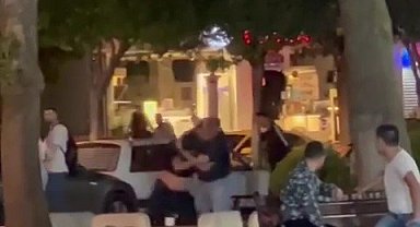 Kavgayı film izler gibi izlediler