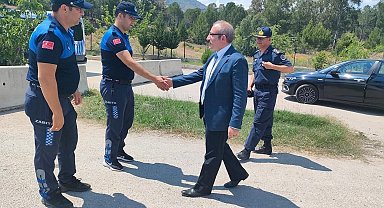 Kaymakam Karaman, Polis Uygulama Noktası'nda incelemelerde bulundu