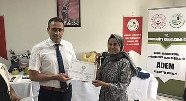 Kaymakam Memiş, sertifika törenine katıldı