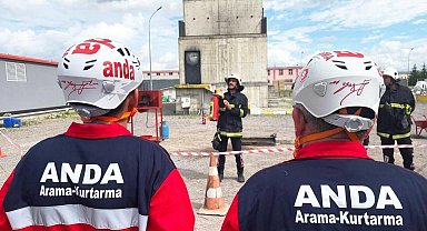 Kayseri OSB İtfaiyesi ANDA ekibine eğitim verdi