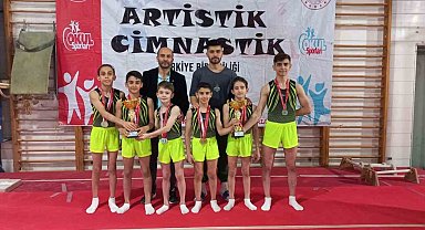 Kayserili cimnastiklerden büyük başarı