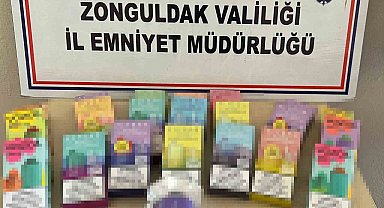 Kdz. Ereğli'de kaçak elektronik sigara ele geçirildi
