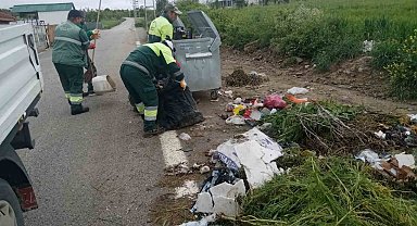 Keçiören'de kilolarca atık toplandı
