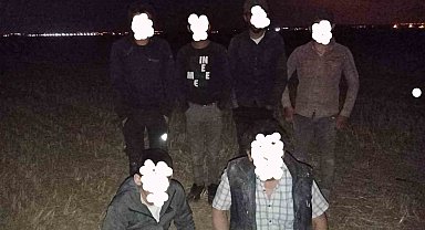 Kilis'te 5 düzensiz göçmen yakalandı