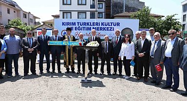 Kırım Türkleri kültür ve eğitim merkezinin temeli atıldı